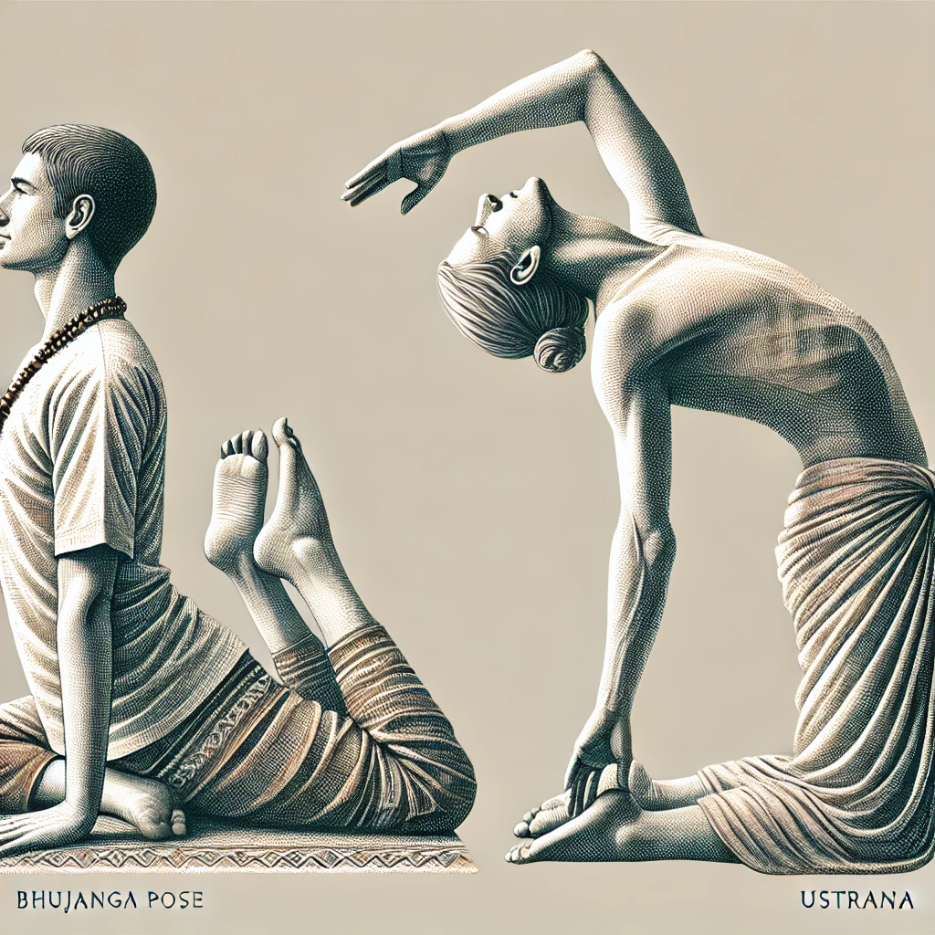 Posture cobra chameau