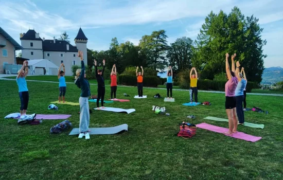 cours extérieur collectif la roche